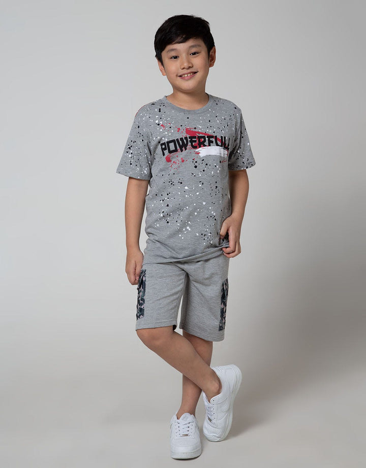 Nevada Short Sleeve T-Shirt Anime Powerfull Splash