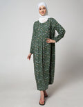 St. Yves Long Sleeve Maxi Dress Bunga Capung