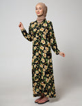 St. Yves Long Sleeve Maxi Dress Mawar Classic