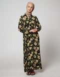 St. Yves Long Sleeve Maxi Dress Mawar Classic