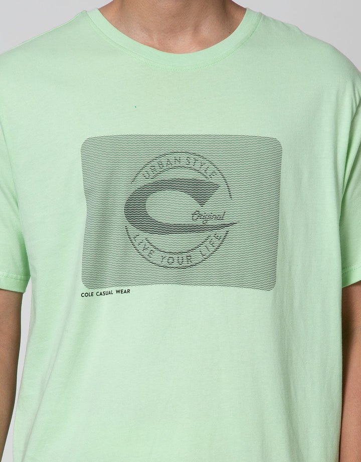 Cole Short Sleeve T-Shirt Print Cole Block Logo