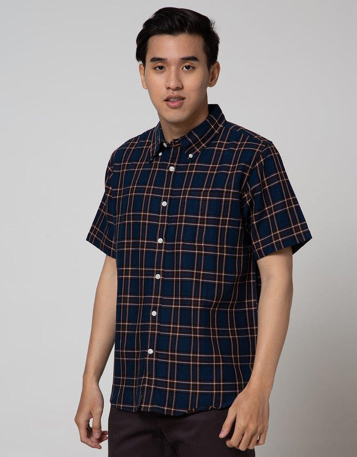 Cole Short Sleeve Shirt Oxford Check