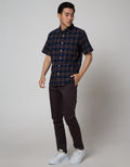 Cole Short Sleeve Shirt Oxford Check
