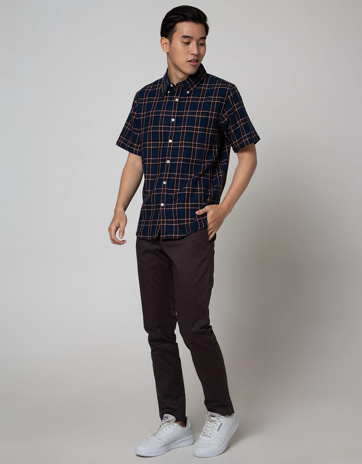 Cole Short Sleeve Shirt Oxford Check