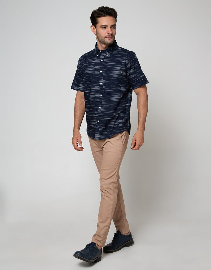 Cole Short Sleeve Shirt Slub Thick