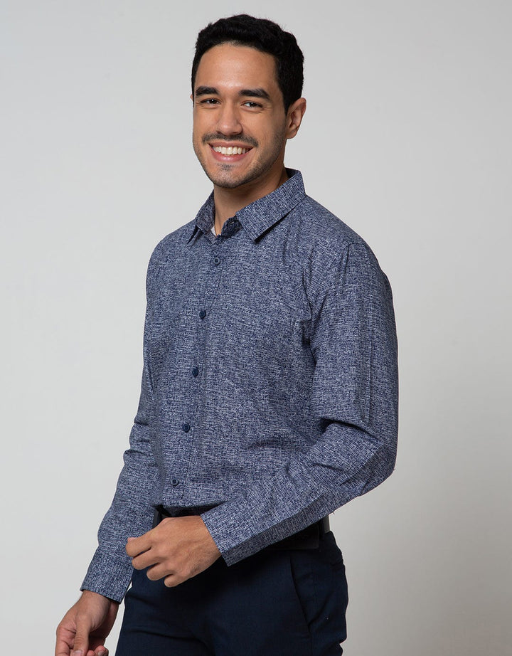 Cole Long Sleeve Shirt Woven Poplin