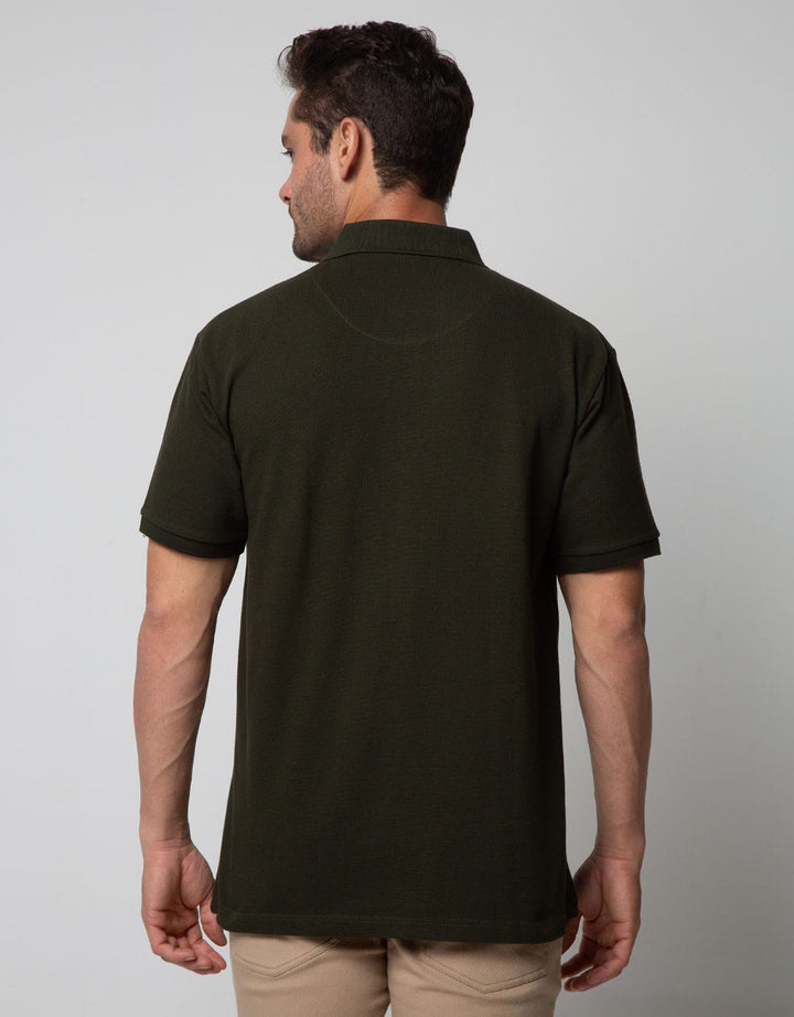 Cole Short Sleeve Polo Shirt Tex Waffle Basic