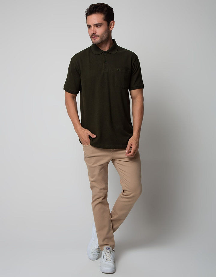 Cole Short Sleeve Polo Shirt Tex Waffle Basic