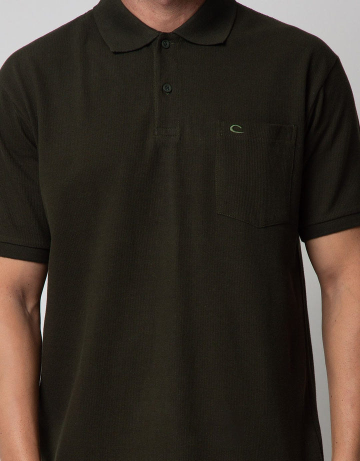 Cole Short Sleeve Polo Shirt Tex Waffle Basic