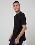 Cole Short Sleeve Polo Shirt Solid Detail