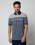 Cole Short Sleeve Polo Shirt Stripe Chest