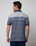 Cole Short Sleeve Polo Shirt Stripe Chest