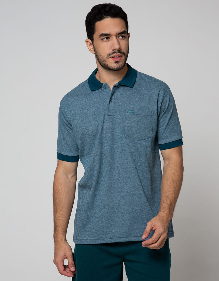 Cole Short Sleeve Polo Shirt Interlock 2 Tone Basic