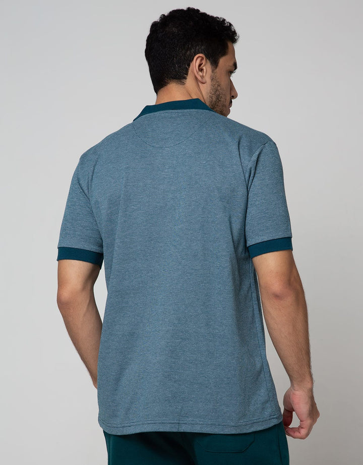 Cole Short Sleeve Polo Shirt Interlock 2 Tone Basic