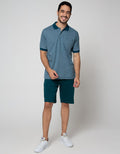 Cole Short Sleeve Polo Shirt Interlock 2 Tone Basic