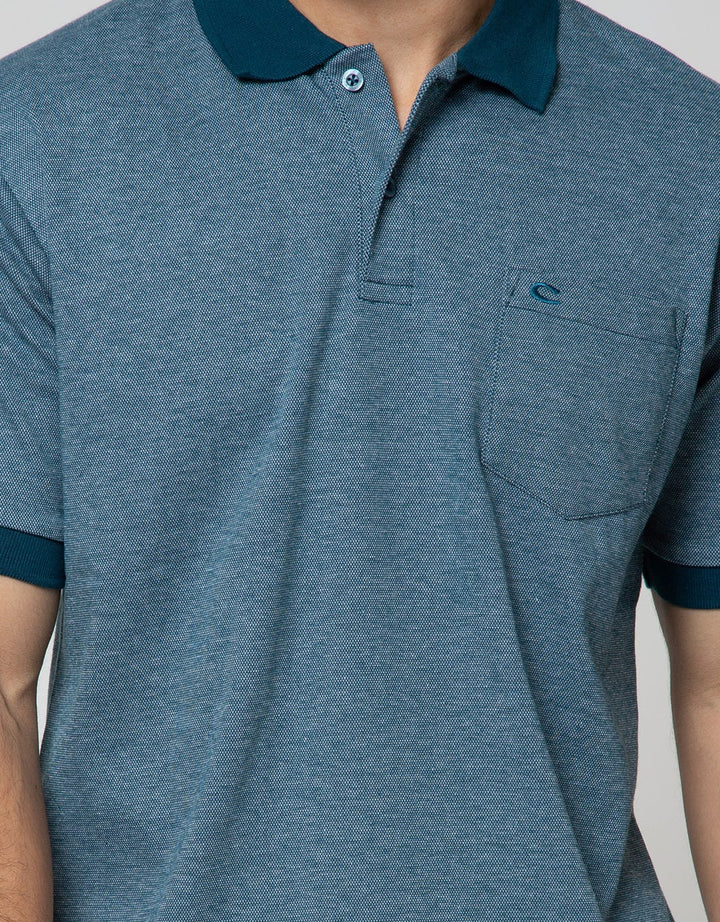 Cole Short Sleeve Polo Shirt Interlock 2 Tone Basic