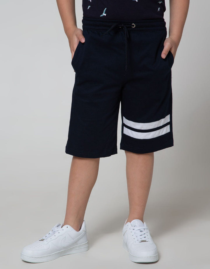 CROP KNIT STRIPE LEF