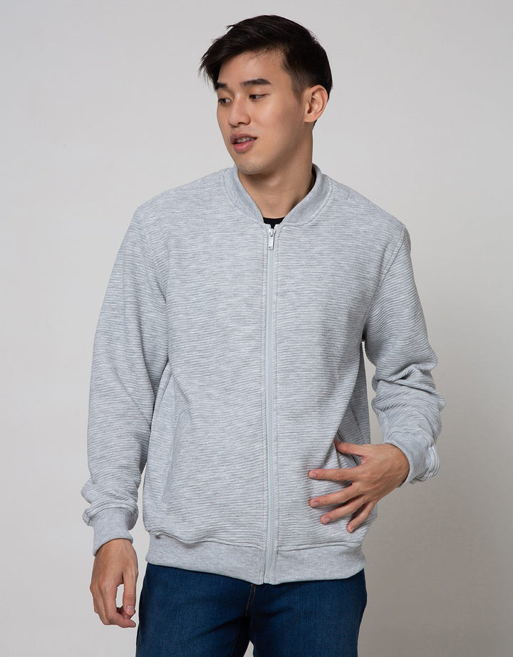 JACKET KNIT TEXTURED