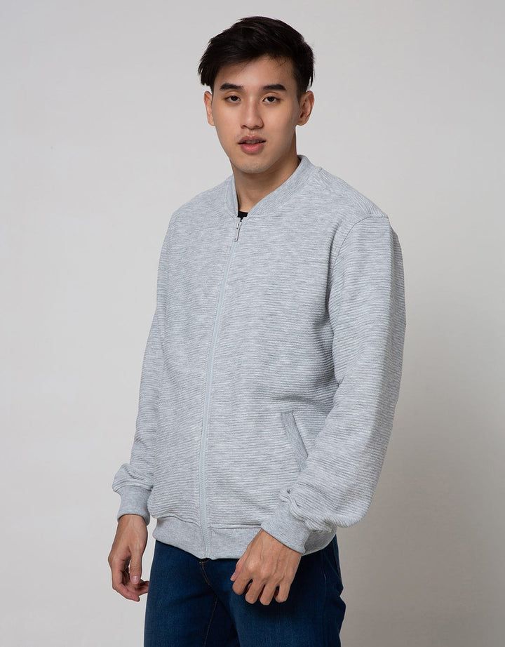 JACKET KNIT TEXTURED