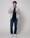 JACKET KNIT TEXTURED
