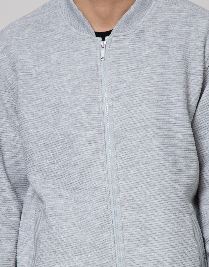 JACKET KNIT TEXTURED