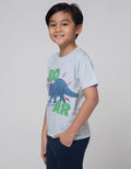 Little M Short Sleeve T-Shirt Roar Dino Skate