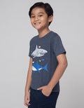 Little M Short Sleeve T-Shirt Double Shark