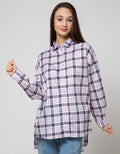Nevada Long Sleeve Shirt Oversized Check
