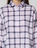 Nevada Long Sleeve Shirt Oversized Check