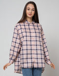 Nevada Long Sleeve Shirt Oversized Check