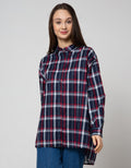 Nevada Long Sleeve Shirt Oversized Check
