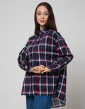 Nevada Long Sleeve Shirt Oversized Check
