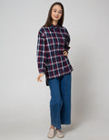Nevada Long Sleeve Shirt Oversized Check