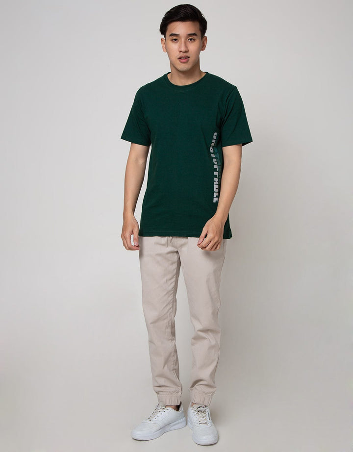 T Zone Short Sleeve T-Shirt Print Dynamic Letters Unstopable