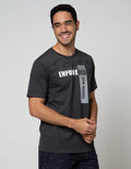 T Zone Short Sleeve T-Shirt Print Dynamic Letters Empowered