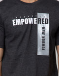 T Zone Short Sleeve T-Shirt Print Dynamic Letters Empowered