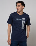 T Zone Short Sleeve T-Shirt Print Dynamic Letters Empowered