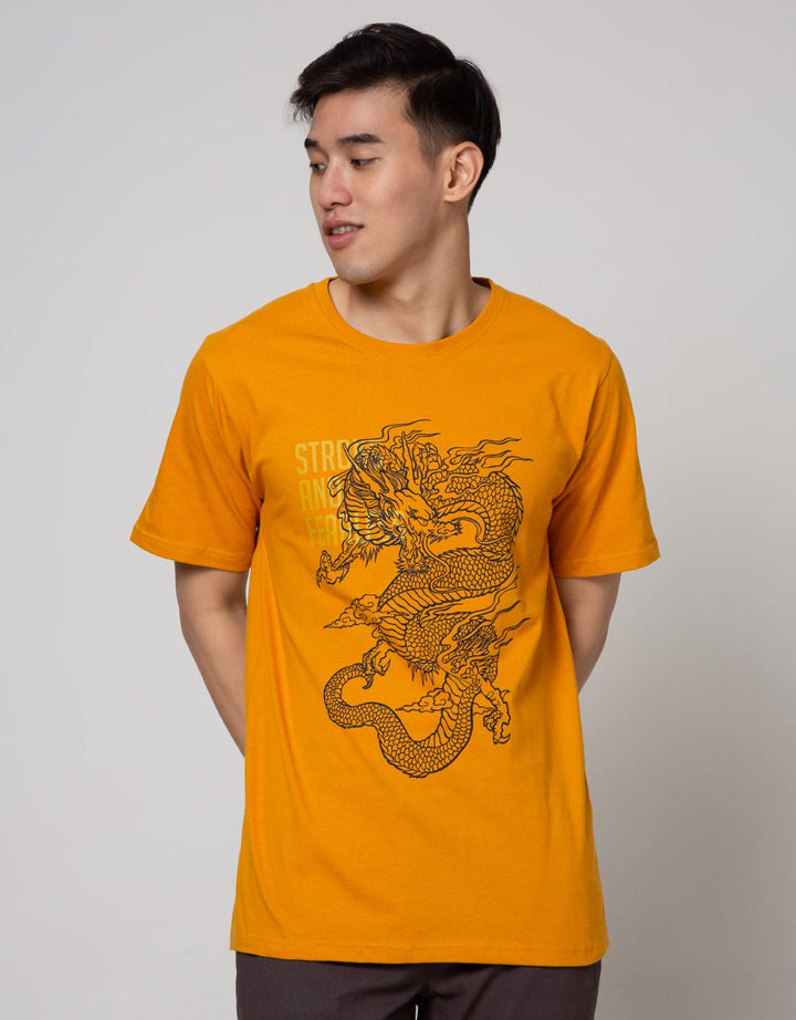 T Zone Short Sleeve T-Shirt Print Theme Japan Strong & Fearle