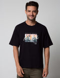 T Zone Short Sleeve T-Shirt Oversize Photoprint City Urban City