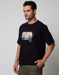 T Zone Short Sleeve T-Shirt Oversize Photoprint City Urban City