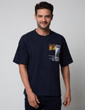 T Zone Short Sleeve T-Shirt Oversize Photoprint City - Boston