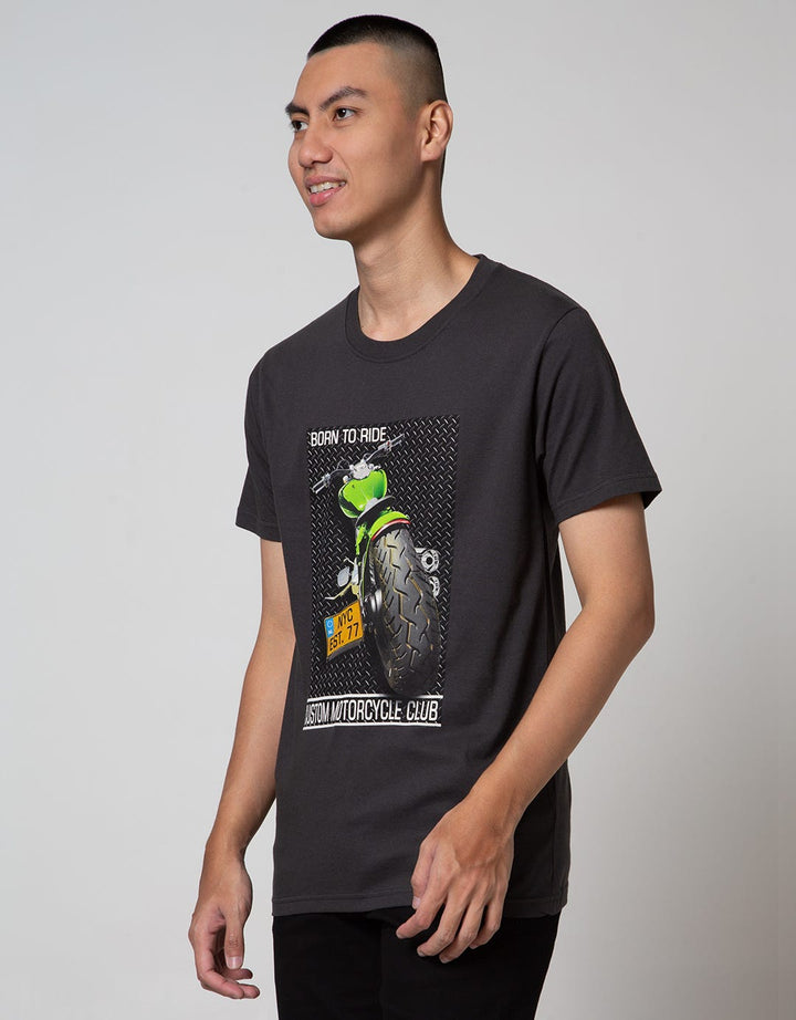 T Zone Short Sleeve T-Shirt Photoprint Rider Design Culture