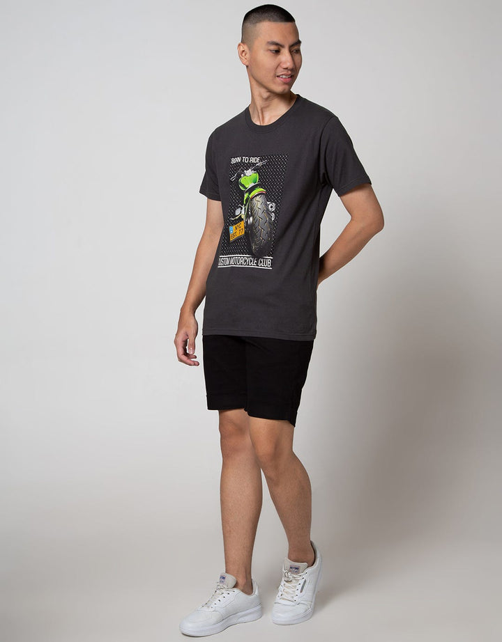 T Zone Short Sleeve T-Shirt Photoprint Rider Design Culture