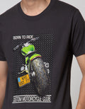 T Zone Short Sleeve T-Shirt Photoprint Rider Design Culture