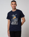 T Zone Short Sleeve T-Shirt Photoprint Rider Leader Motor