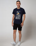 T Zone Short Sleeve T-Shirt Photoprint Rider Leader Motor