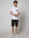 T Zone Short Sleeve T-Shirt Print Theme Line Art Hand