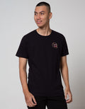 T Zone Short Sleeve T-Shirt Print Theme Line Art Skull