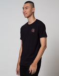 T Zone Short Sleeve T-Shirt Print Theme Line Art Skull