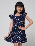 Little M Leopard Midi Dress Anak
